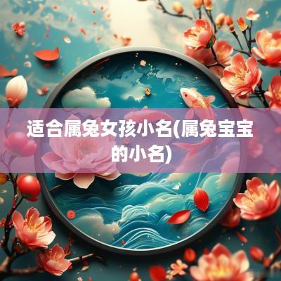 适合属兔女孩小名(属兔宝宝的小名)