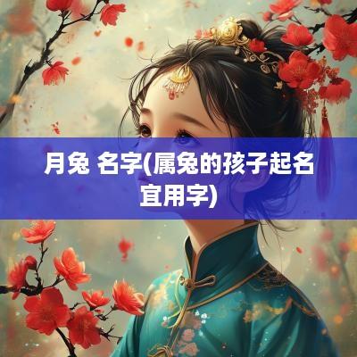 月兔 名字(属兔的孩子起名宜用字)