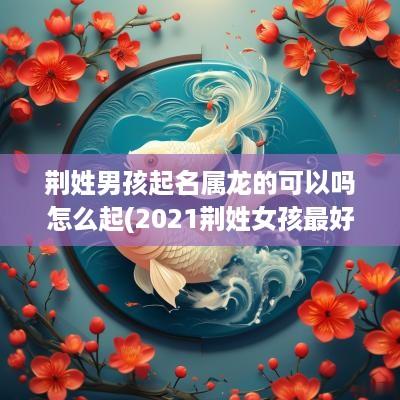 荆姓男孩起名属龙的可以吗怎么起(2025荆姓女孩最好听的名字)
