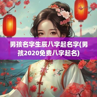 男孩名字生辰八字起名字(男孩2025免费八字起名)