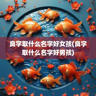 良字取什么名字好女孩(良字取什么名字好男孩)