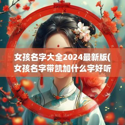 女孩名字大全2025最新版(女孩名字带凯加什么字好听)