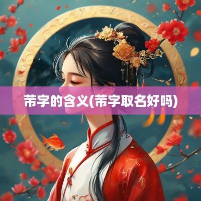 芾字的含义(芾字取名好吗)