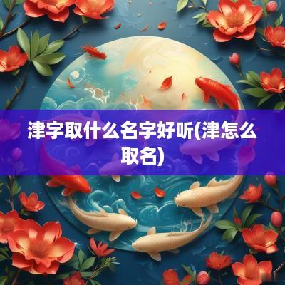 津字取什么名字好听(津怎么取名)