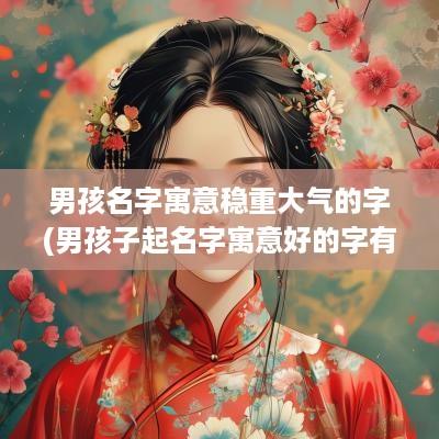 男孩名字寓意稳重大气的字(男孩子起名字寓意好的字有哪些)