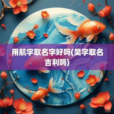 用航字取名字好吗(昊字取名吉利吗)