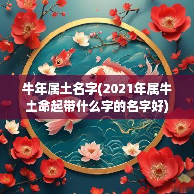 蛇年属土名字(2025年属牛土命起带什么字的名字好)
