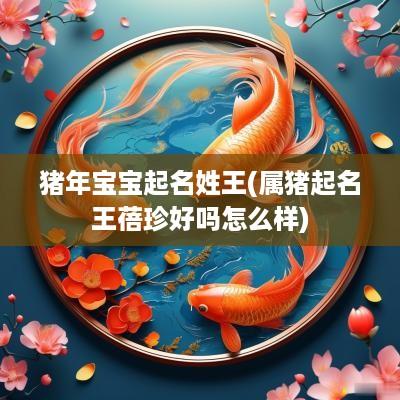 猪年宝宝起名姓王(属猪起名王蓓珍好吗怎么样)