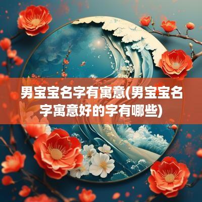 男宝宝名字有寓意(男宝宝名字寓意好的字有哪些)