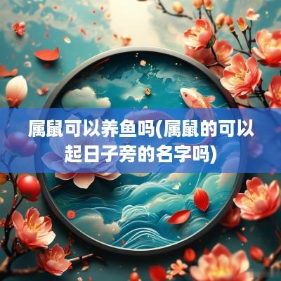 属鼠可以养鱼吗(属鼠的可以起日子旁的名字吗)