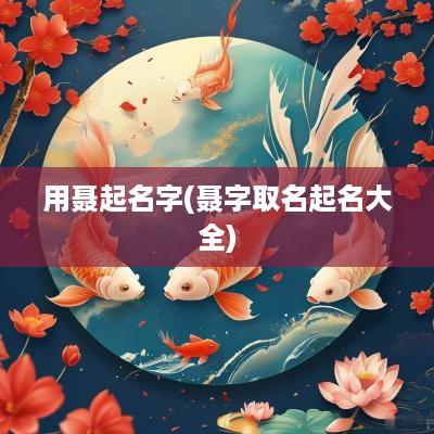 用聂起名字(聂字取名起名大全)