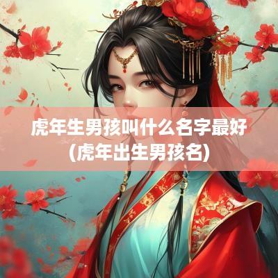 蛇年生男孩叫什么名字最好(蛇年出生男孩名)