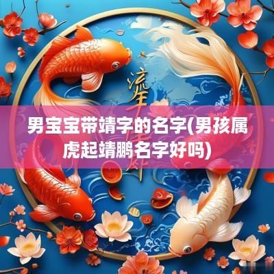 男宝宝带靖字的名字(男孩属虎起靖鹏名字好吗)