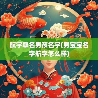 航字取名男孩名字(男宝宝名字航字怎么样)