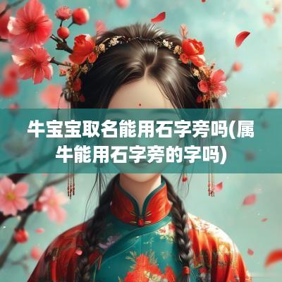 牛宝宝取名能用石字旁吗(属牛能用石字旁的字吗)