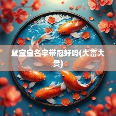 鼠宝宝名字带冠好吗(大富大贵)