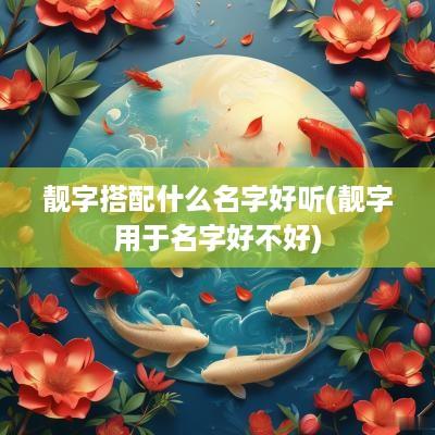 靓字搭配什么名字好听(靓字用于名字好不好)
