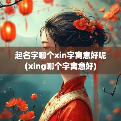 起名字哪个xin字寓意好呢(xing哪个字寓意好)