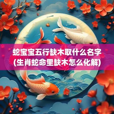 蛇宝宝五行缺木取什么名字(生肖蛇命里缺木怎么化解)