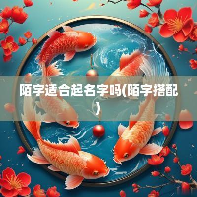陌字适合起名字吗(陌字搭配)