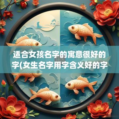 适合女孩名字的寓意很好的字(女生名字用字含义好的字有哪些)