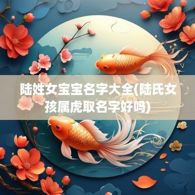 陆姓女宝宝名字大全(陆氏女孩属虎取名字好吗)