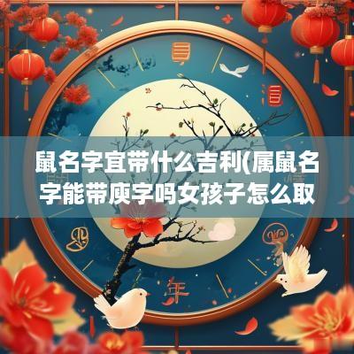 鼠名字宜带什么吉利(属鼠名字能带庾字吗女孩子怎么取)