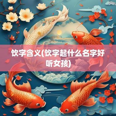 饮字含义(饮字起什么名字好听女孩)
