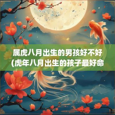 属虎八月出生的男孩好不好(蛇年八月出生的孩子最好命)
