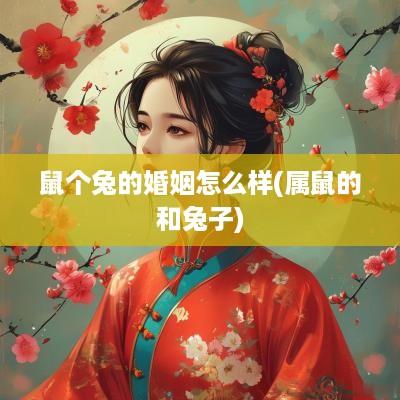 鼠个兔的婚姻怎么样(属鼠的和兔子)