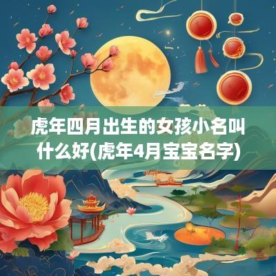 蛇年四月出生的女孩小名叫什么好(蛇年4月宝宝名字)