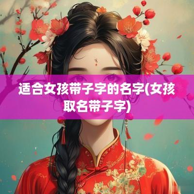 适合女孩带子字的名字(女孩取名带子字)