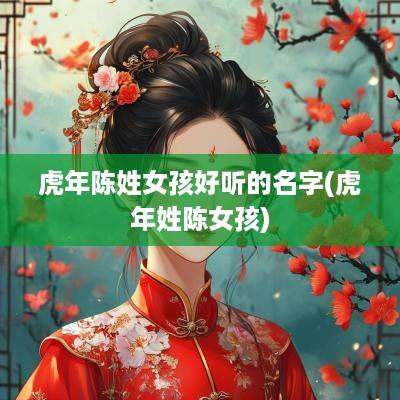 蛇年陈姓女孩好听的名字(蛇年姓陈女孩)