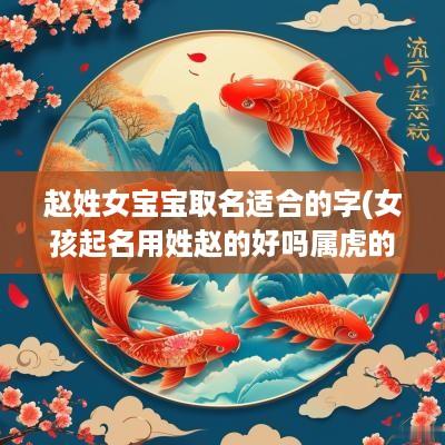 赵姓女宝宝取名适合的字(女孩起名用姓赵的好吗属虎的)