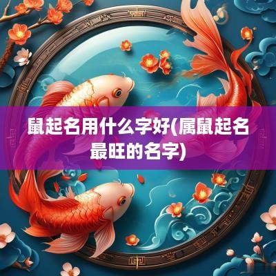 鼠起名用什么字好(属鼠起名最旺的名字)