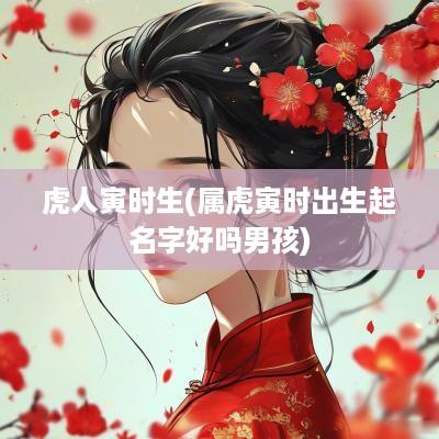 虎人寅时生(属虎寅时出生起名字好吗男孩)