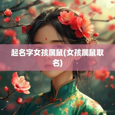 起名字女孩属鼠(女孩属鼠取名)