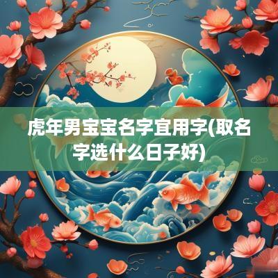 蛇年男宝宝名字宜用字(取名字选什么日子好)