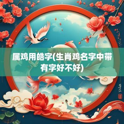 属鸡用皓字(生肖鸡名字中带有字好不好)