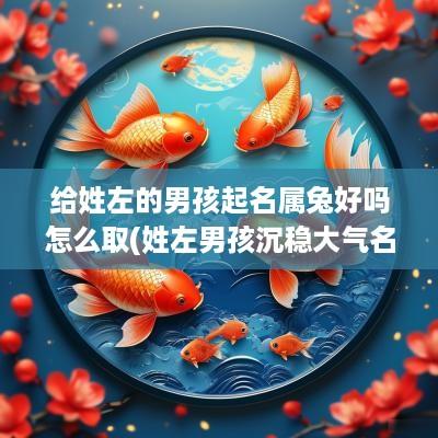 给姓左的男孩起名属兔好吗怎么取(姓左男孩沉稳大气名字)