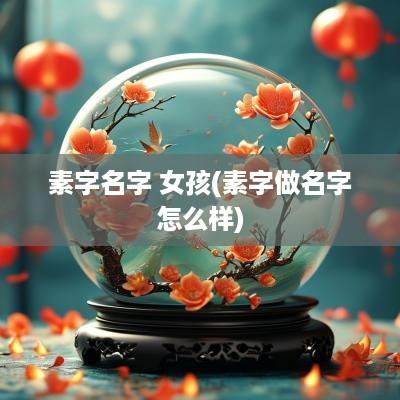 素字名字 女孩(素字做名字怎么样)