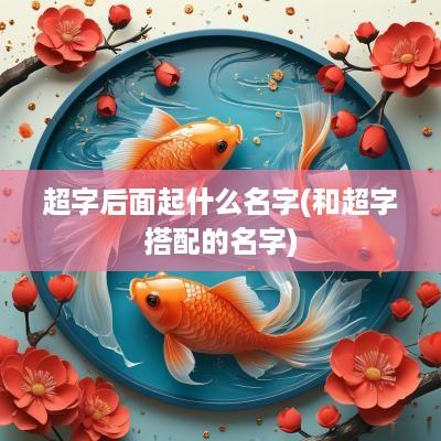 超字后面起什么名字(和超字搭配的名字)