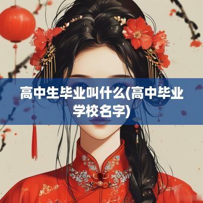 高中生毕业叫什么(高中毕业学校名字)