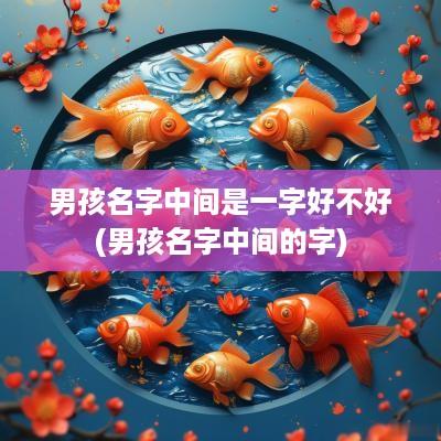 男孩名字中间是一字好不好(男孩名字中间的字)