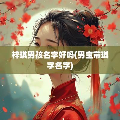梓琪男孩名字好吗(男宝带琪字名字)