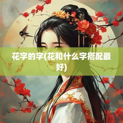 花字的字(花和什么字搭配最好)