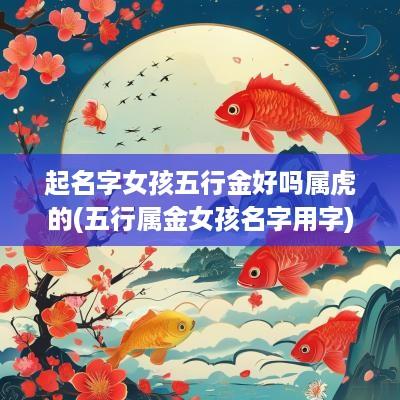 起名字女孩五行金好吗属虎的(五行属金女孩名字用字)
