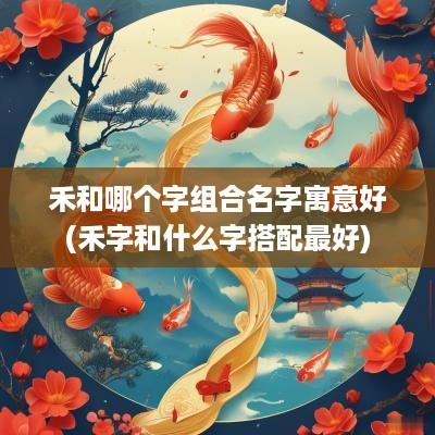 禾和哪个字组合名字寓意好(禾字和什么字搭配最好)