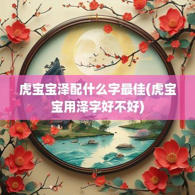 虎宝宝泽配什么字最佳(虎宝宝用泽字好不好)