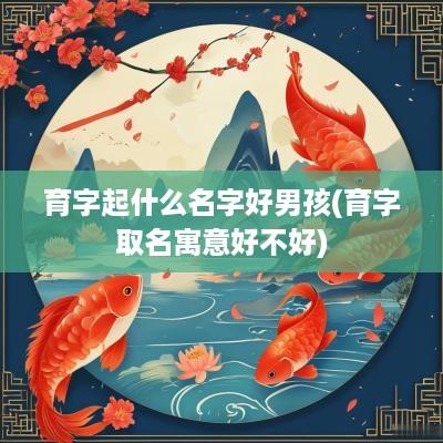 育字起什么名字好男孩(育字取名寓意好不好)